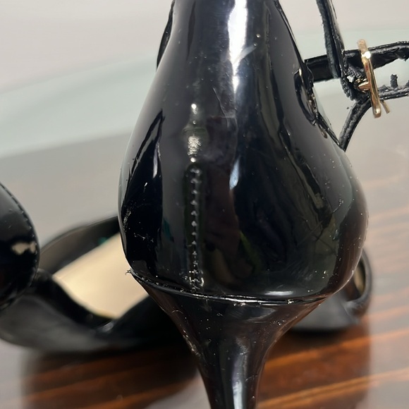 Jessica Simpson Black Patent Leather Stiletto Heels 6 - Picture 11 of 14